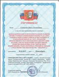Сертификат участника семинара "Психологическое и интеллектуальное развитие детей старшего дошкольного возраста (5-6 лет) в период подготовки к школе и обучающихся в начальной школе (6-7 лет), 2019 год Сертификат участника семинара "Психологическое и интеллектуальное развитие детей старшего дошкольного возраста (5-6 лет) в период подготовки к школе и обучающихся в начальной школе (6-7 лет), 2019 год
