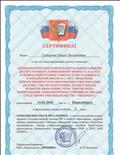 Сертификат участника семинара "Психологическое и интеллектуальное развитие детей старшего дошкольного возраста(5-6 лет) в период подготовки к школе и обучающихся в начальной школе (6-7лет), 2020 год Сертификат участника семинара "Психологическое и интеллектуальное развитие детей старшего дошкольного возраста(5-6 лет) в период подготовки к школе и обучающихся в начальной школе (6-7лет), 2020 год